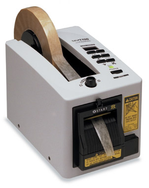 Elm Electronic Adhesive Tape Dispenser with Safety Guard